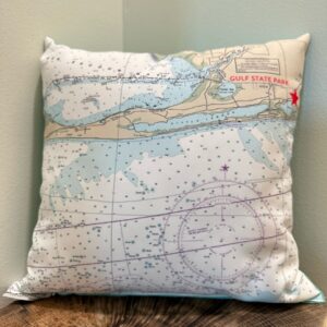 Artisans- Nautical Chart Pillow
