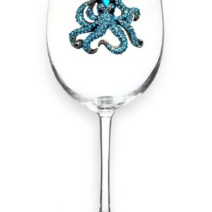 The Queens Jewels- Octopus Stemmed Wine Glass