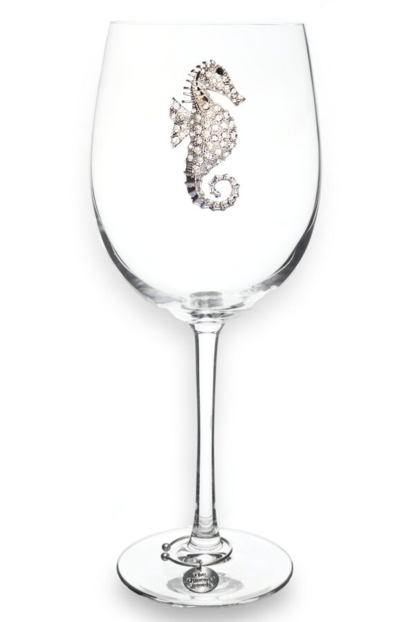 The Queens Jewels- Seahorse Stemmed Wine Glass