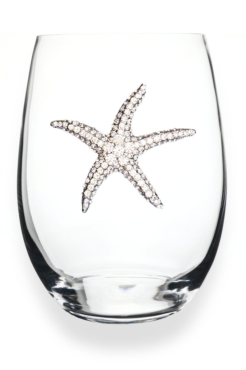 The Queens Jewels- Starfish Stemless Wine Glass - The Lodge at Gulf ...