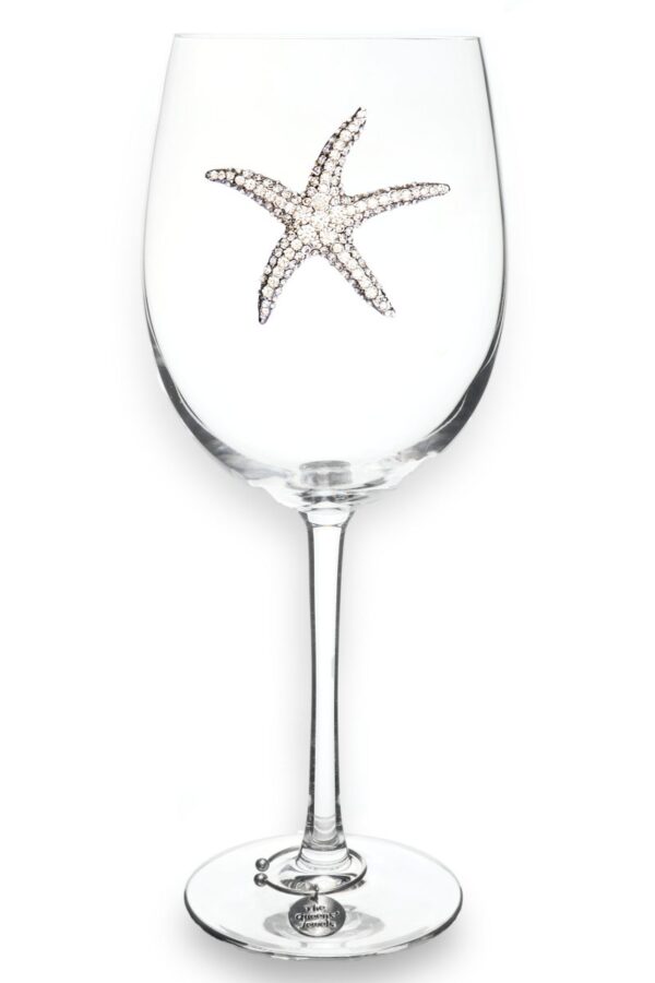 The Queens Jewels- Starfish Stemmed Wine Glass